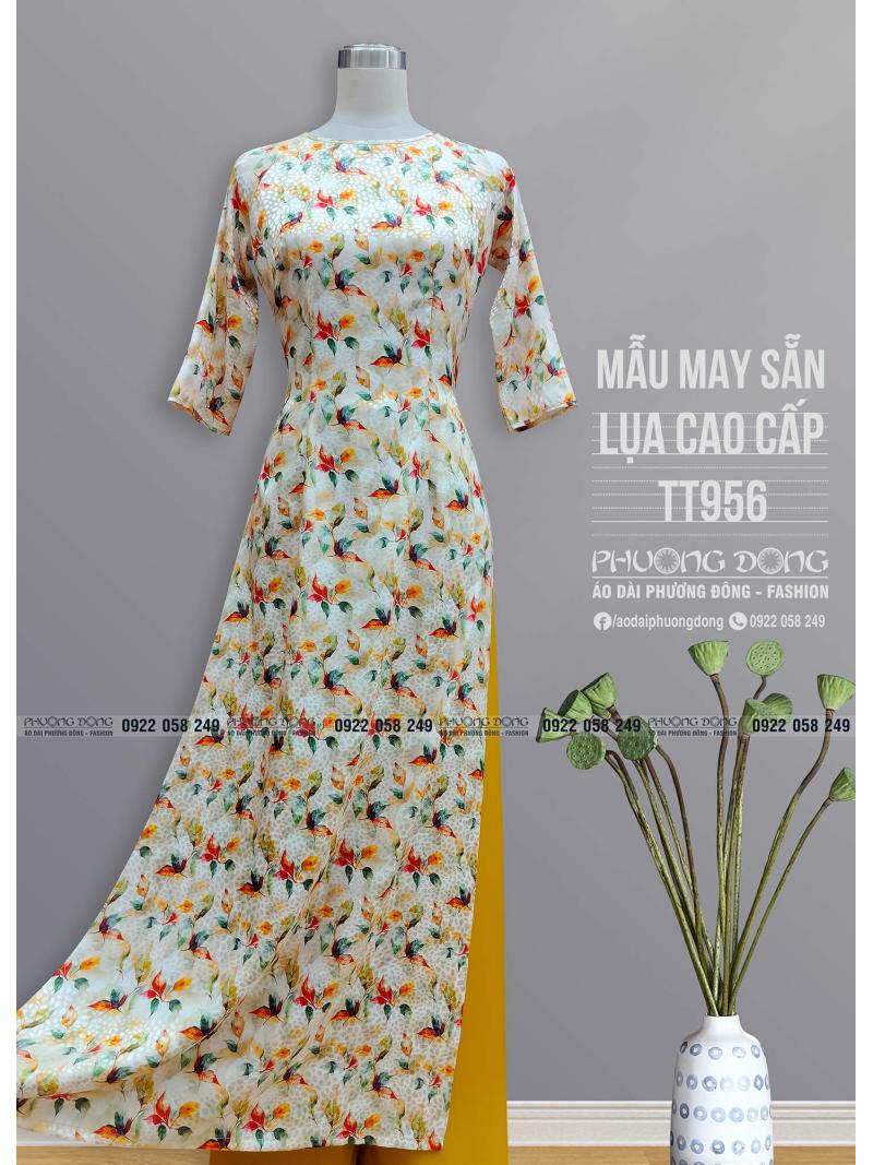 Áo Dài Truyền Thống Lụa Cao Cấp TT956